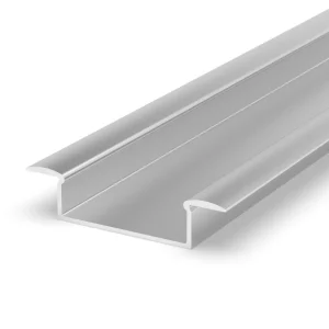 Vestavný hliníkový (ALU) LED profil P14-1 stříbrný